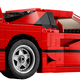 Illustration for article titled Legos Gorgeous New Ferrari F40 Even Has a Removable V8 Engine